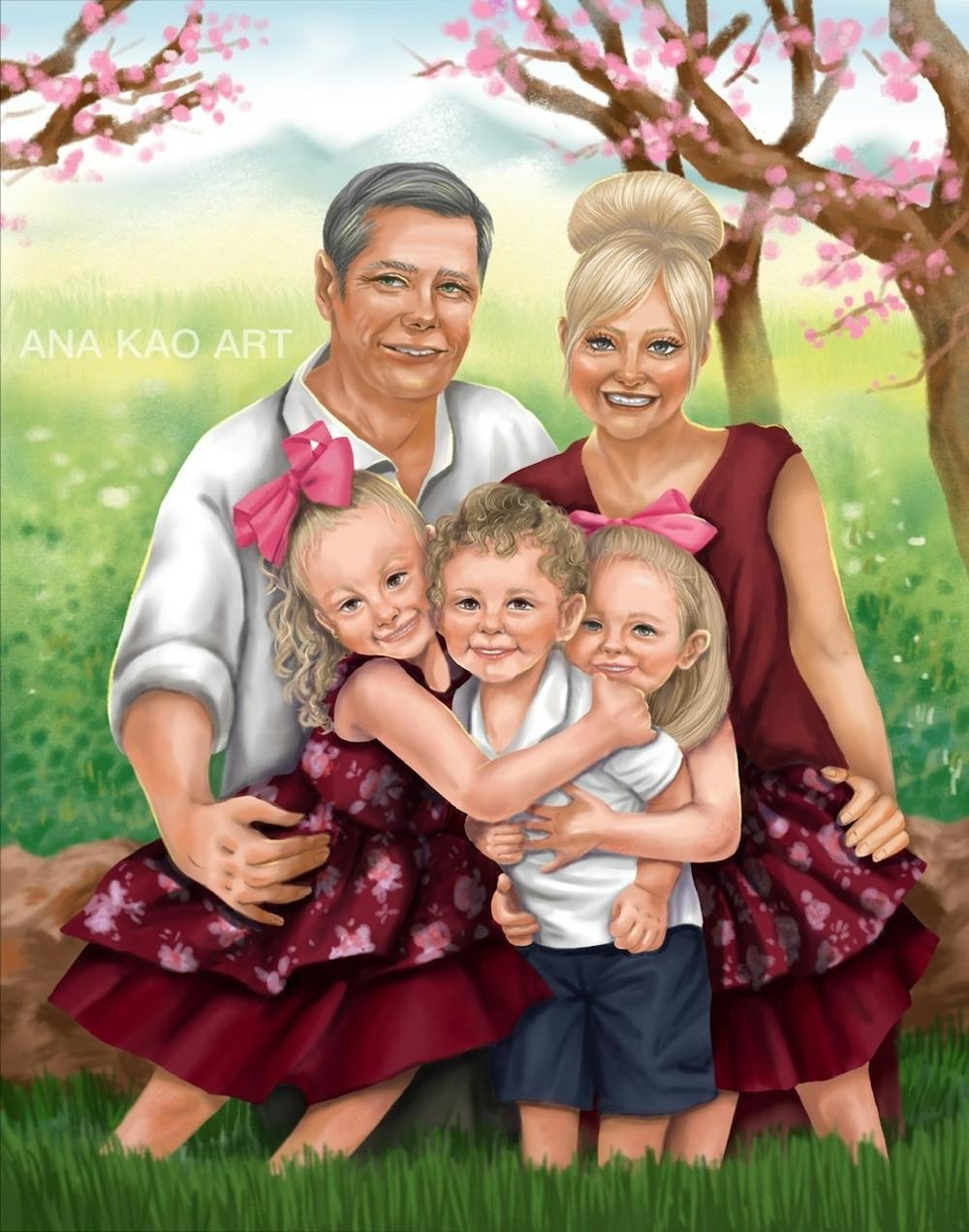 Artist-Rendered Painting