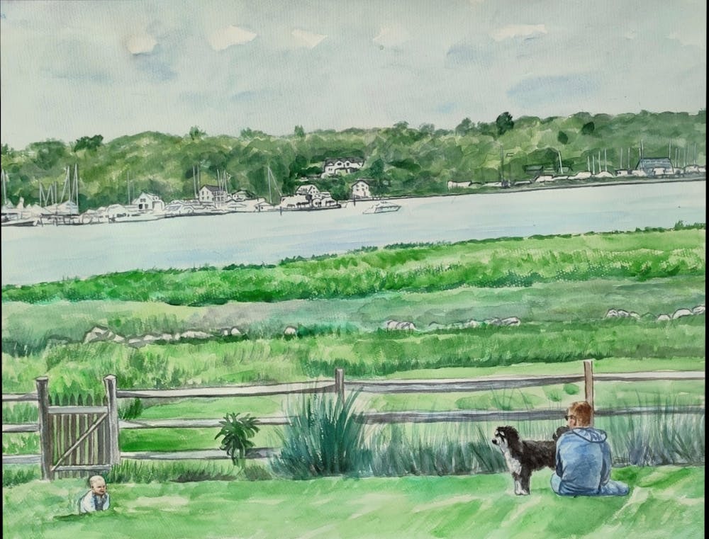 Artist-Rendered Painting