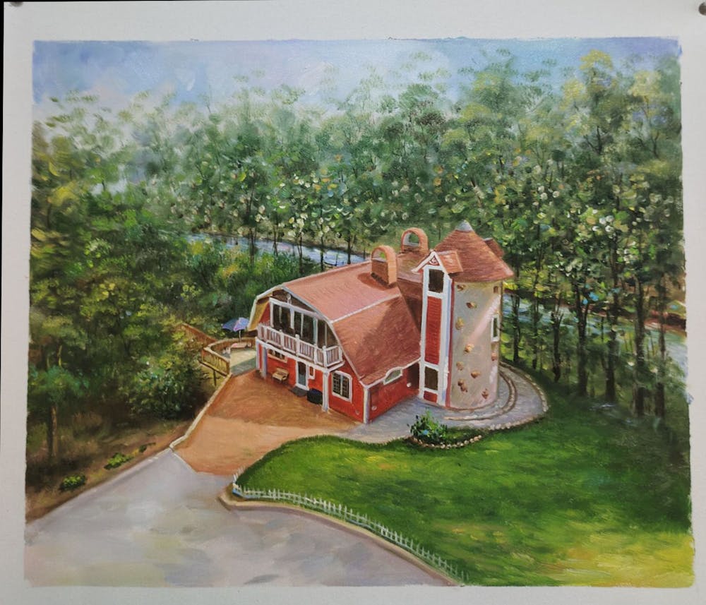 Artist-Rendered Painting