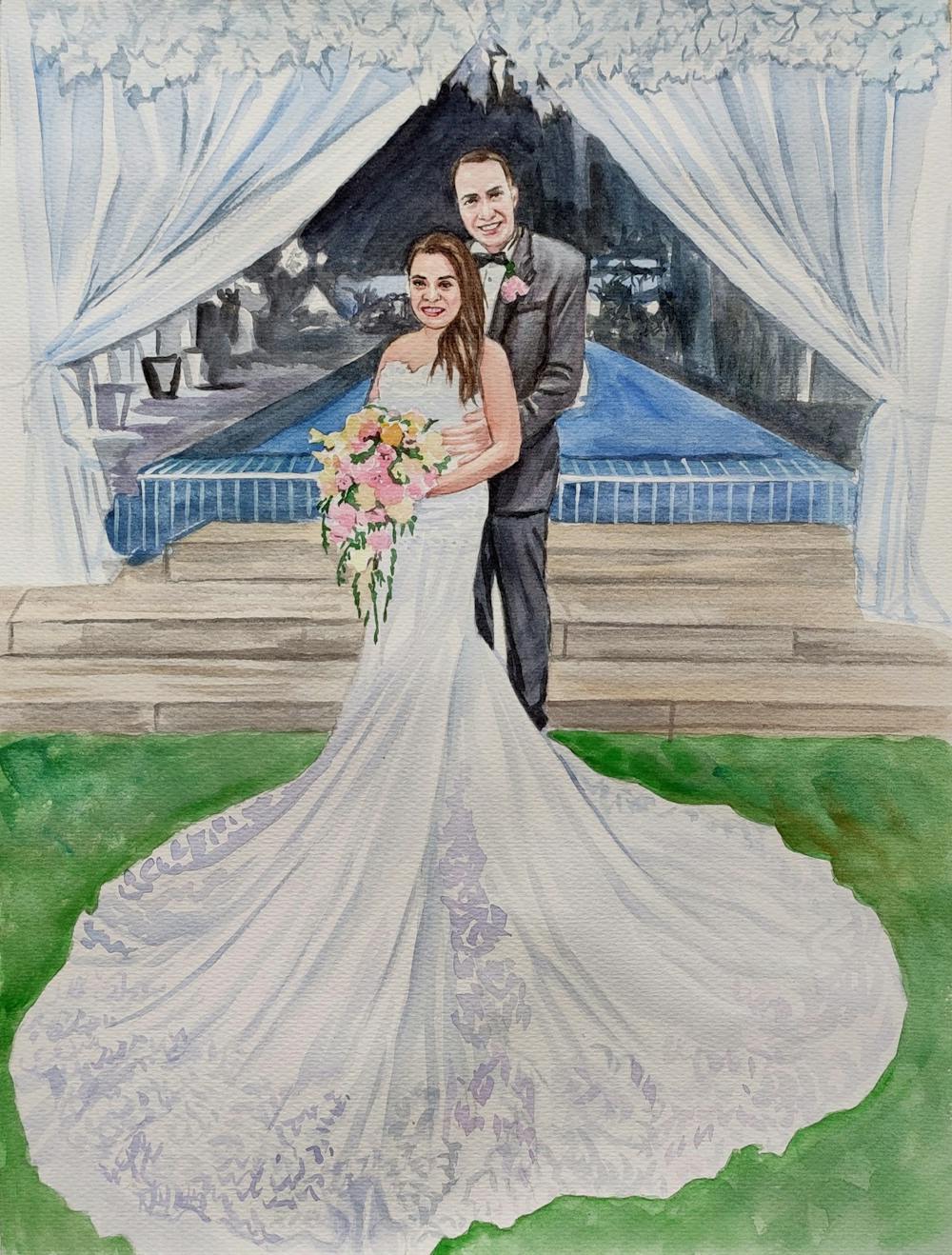 Artist-Rendered Painting