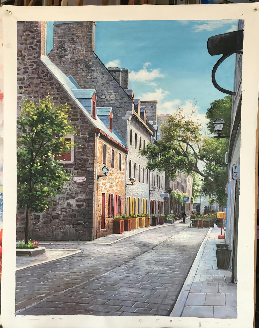 Artist-Rendered Painting