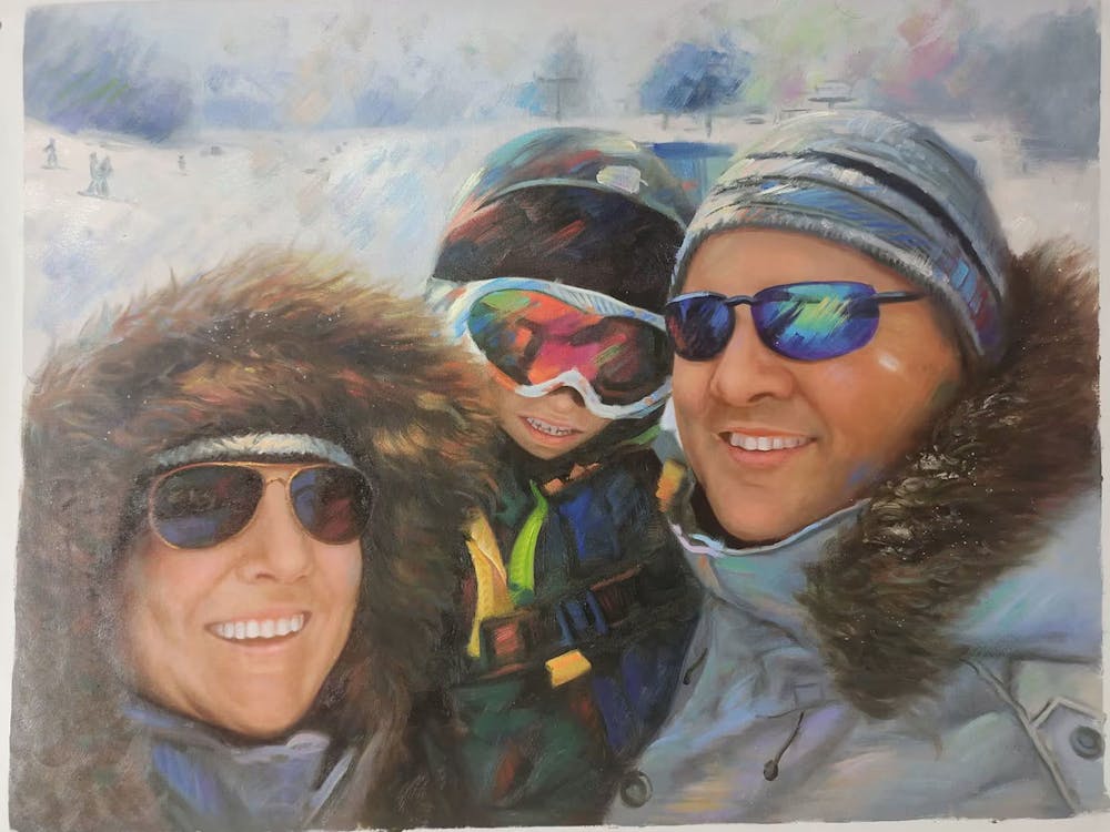 Artist-Rendered Painting