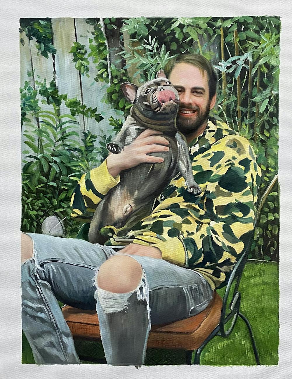 Artist-Rendered Painting