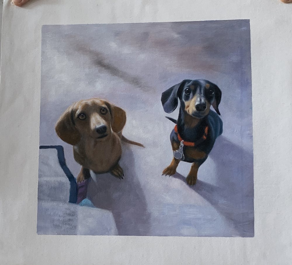 Artist-Rendered Painting