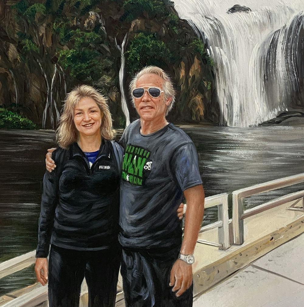 Artist-Rendered Painting