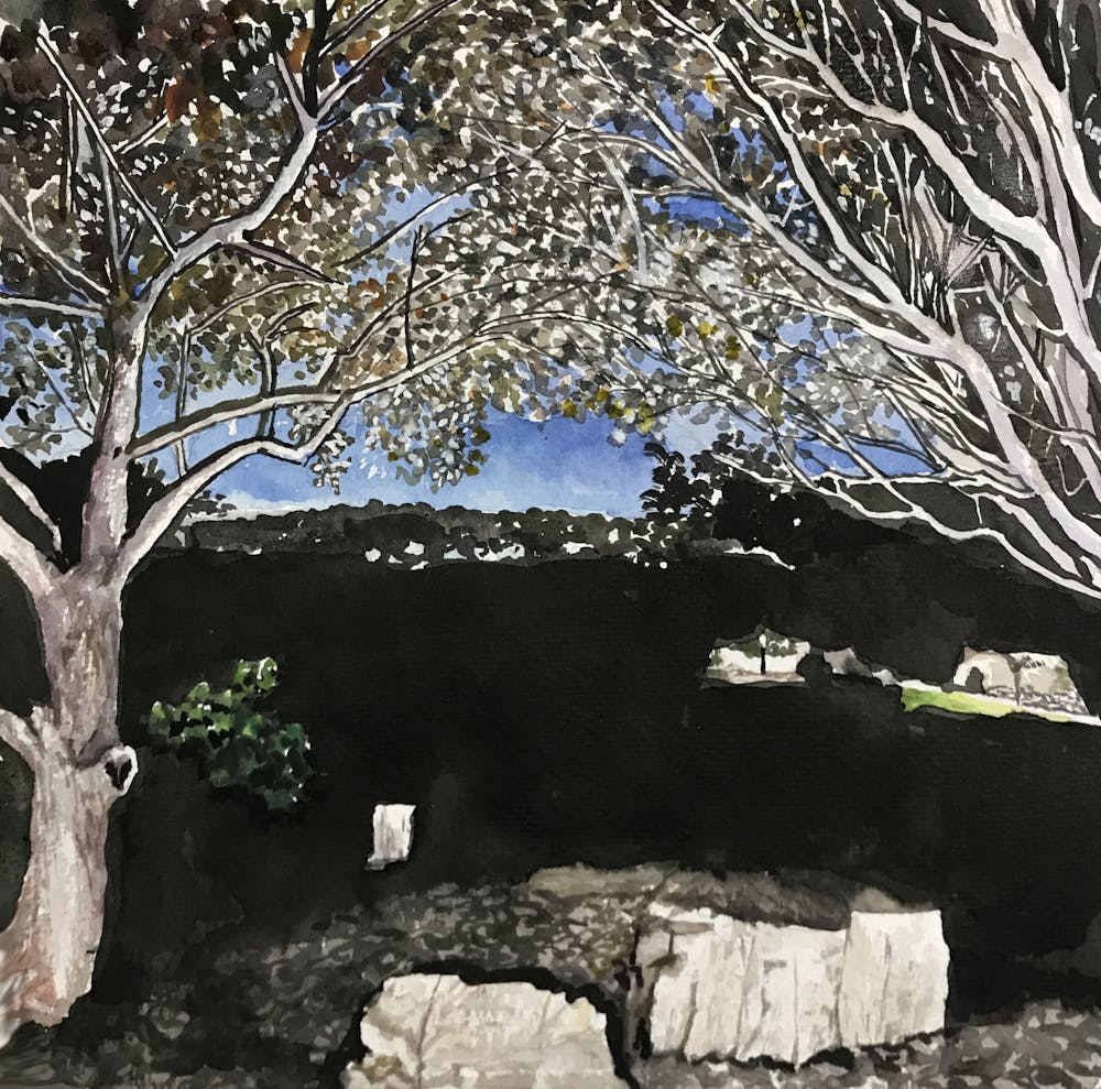 Artist-Rendered Painting