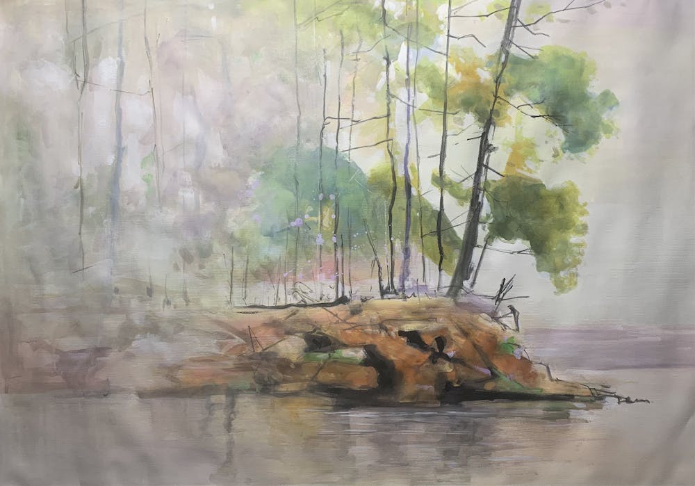 Artist-Rendered Painting