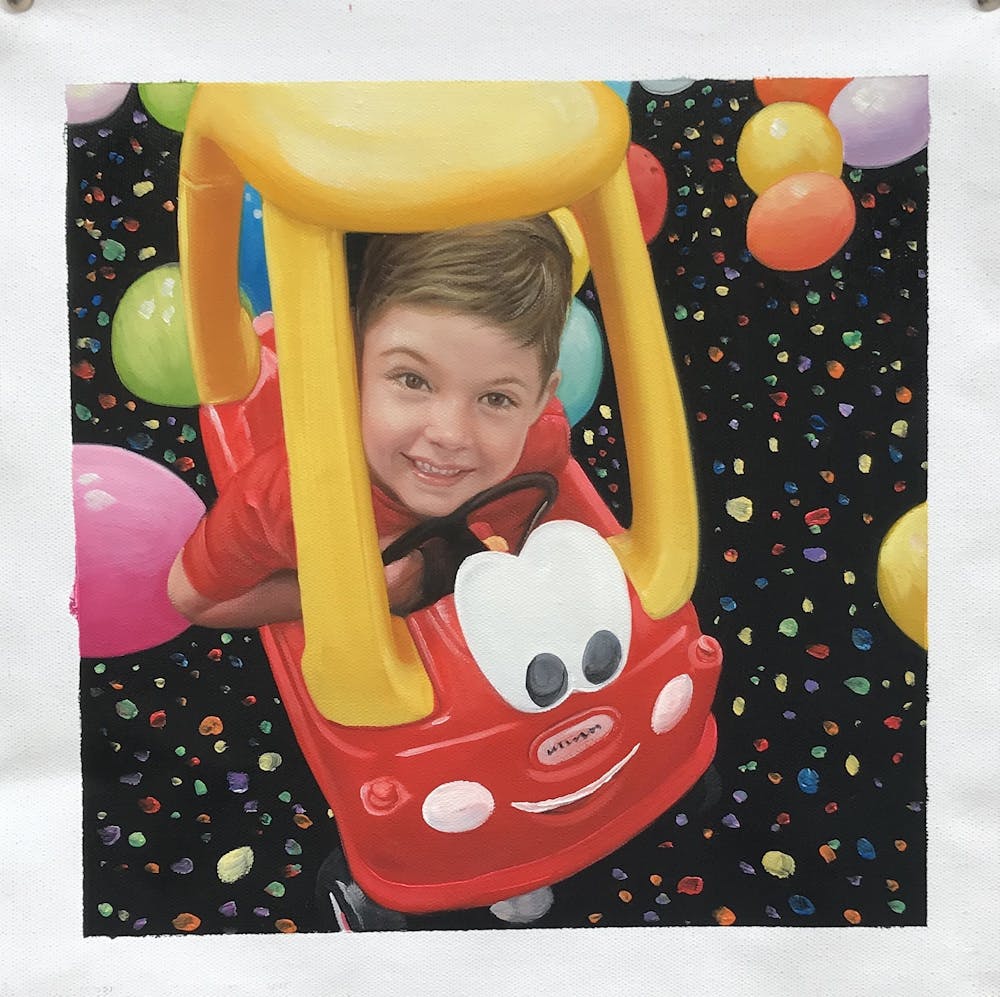 Artist-Rendered Painting