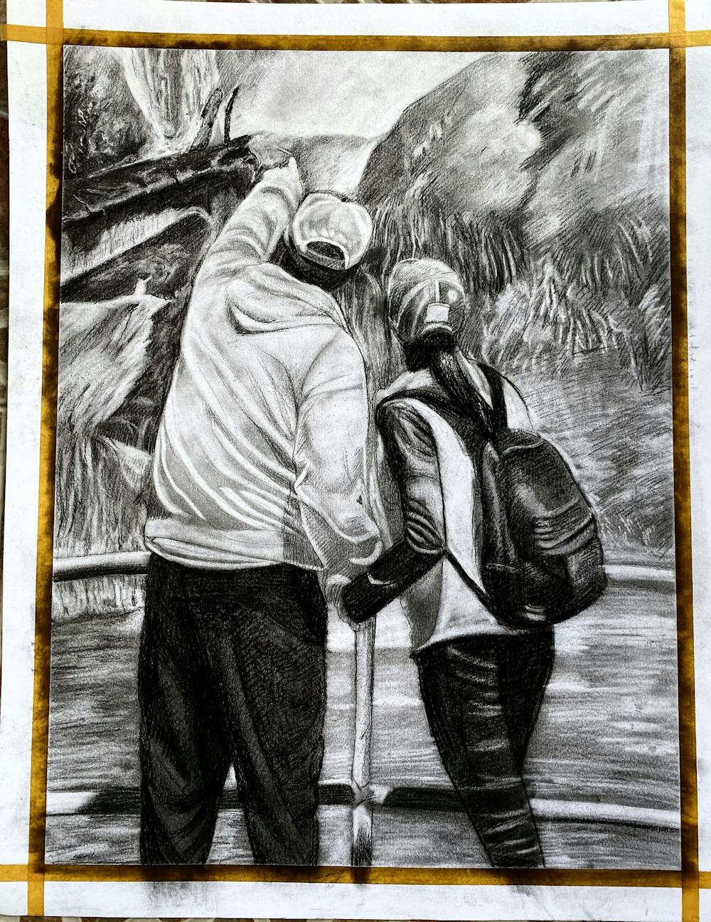 Artist-Rendered Painting