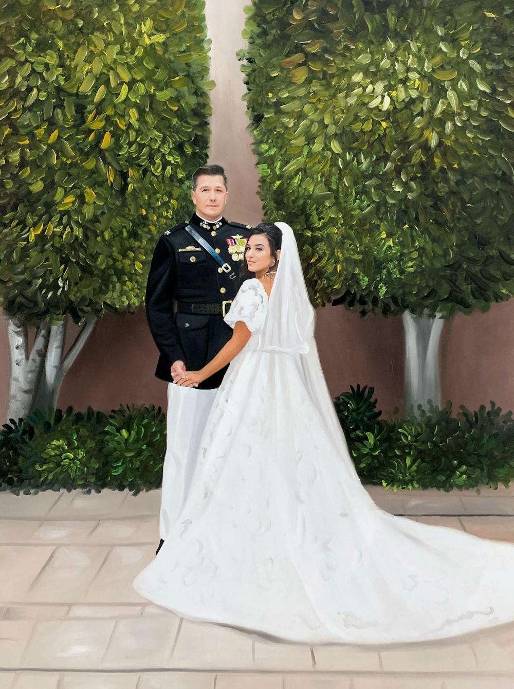 Artist-Rendered Painting